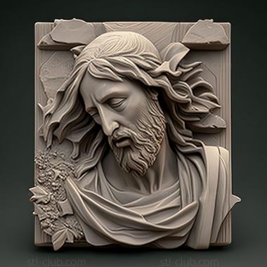 3D model st jesus (STL)